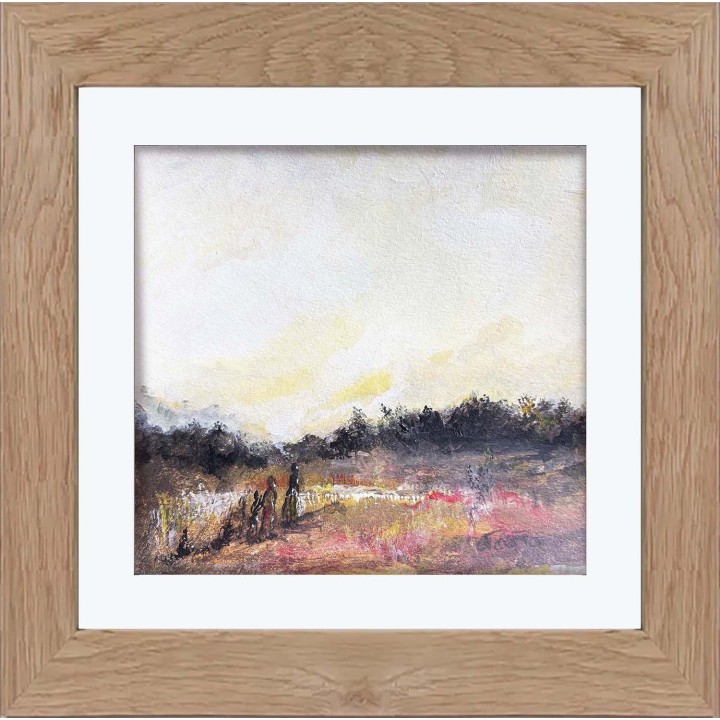 Paysage 32,5X32,5 avec cadre