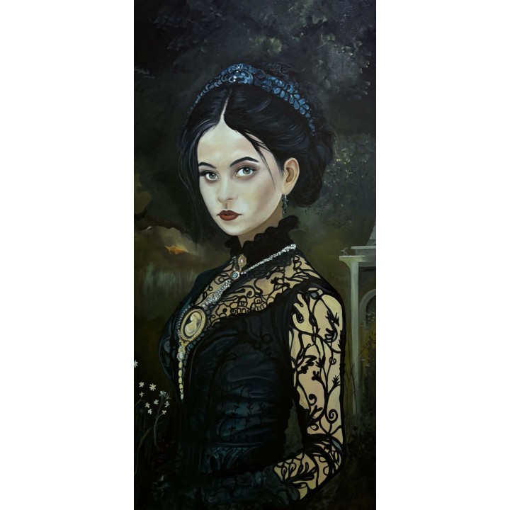 Olga de l'artiste Otooto peinture à l'huile